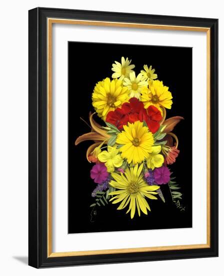 Flower Drama V-Judy Stalus-Framed Photographic Print