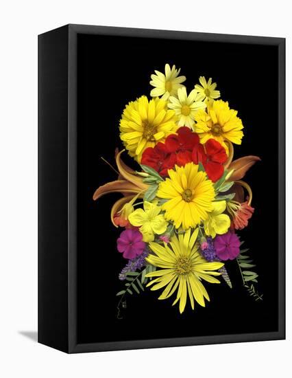 Flower Drama V-Judy Stalus-Framed Premier Image Canvas