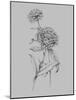 Flower Drawing III-Jasmine Woods-Mounted Art Print