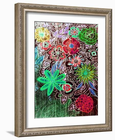 Flower Drift II-Danielle Harrington-Framed Art Print