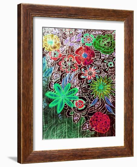 Flower Drift II-Danielle Harrington-Framed Art Print