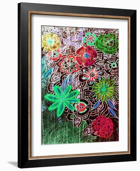 Flower Drift II-Danielle Harrington-Framed Art Print