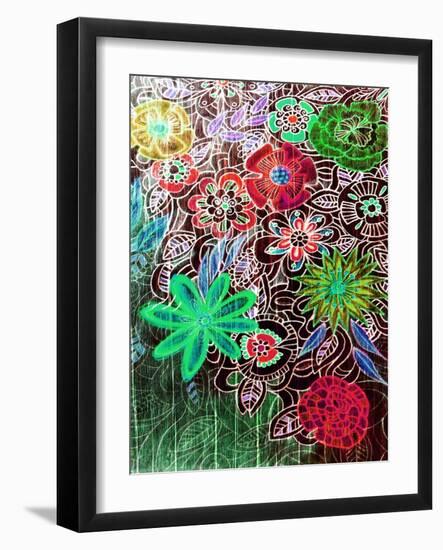 Flower Drift II-Danielle Harrington-Framed Art Print