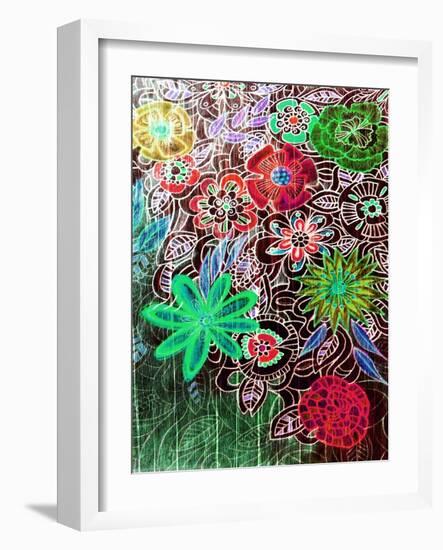 Flower Drift II-Danielle Harrington-Framed Art Print