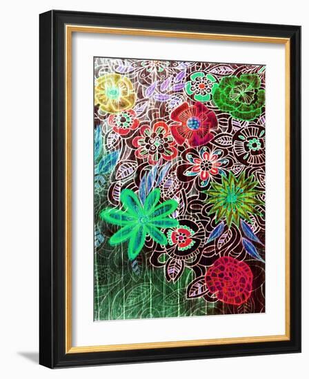Flower Drift II-Danielle Harrington-Framed Art Print