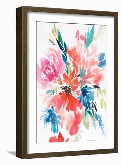 Flower Explosion I-Isabelle Z-Framed Premium Giclee Print