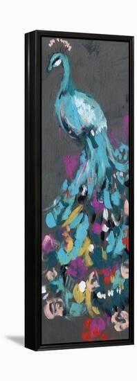 Flower Feathers II-Jennifer Goldberger-Framed Stretched Canvas