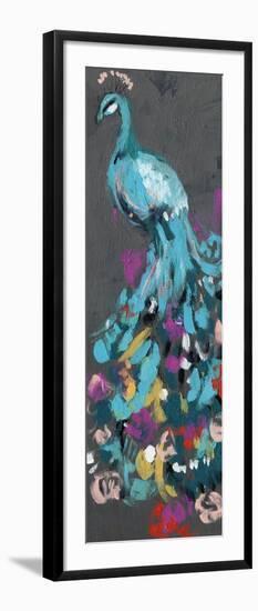 Flower Feathers II-Jennifer Goldberger-Framed Art Print