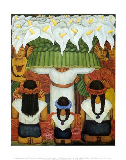 Flower Festival Feast Of Santa Anita 1931 Art Print Diego Rivera Art Com