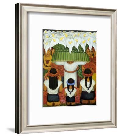 Flower Festival Feast Of Santa Anita 1931 Mounted Print Diego Rivera Art Com