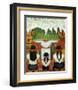 Flower Festival: Feast of Santa Anita, 1931-Diego Rivera-Framed Art Print