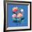 Flower Field II Bright Sq-Gia Graham-Framed Art Print