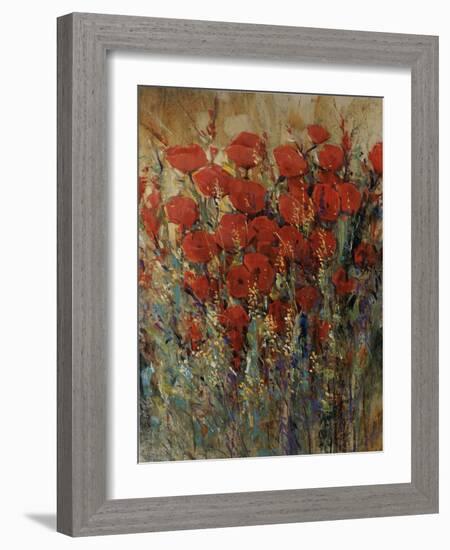 Flower Field II-Tim O'toole-Framed Giclee Print