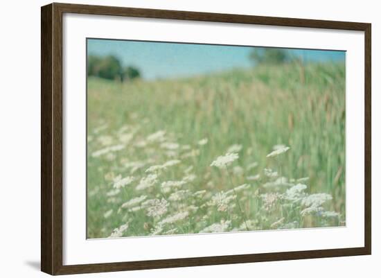 Flower Field Landscape-null-Framed Photographic Print