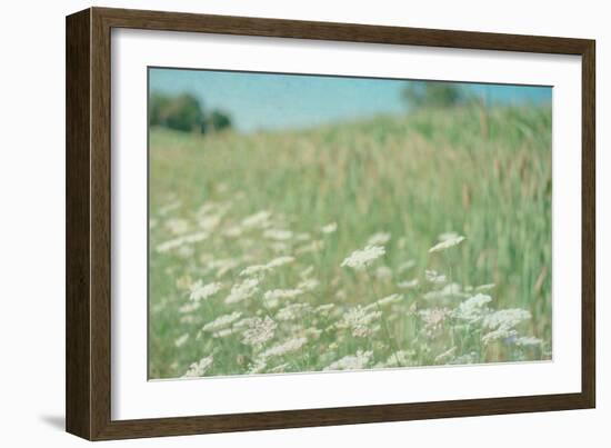 Flower Field Landscape-null-Framed Photographic Print