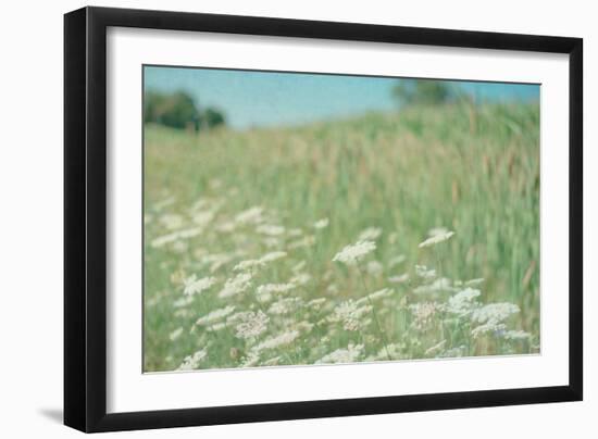 Flower Field Landscape-null-Framed Photographic Print