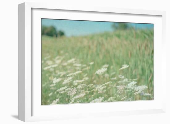 Flower Field Landscape-null-Framed Photographic Print