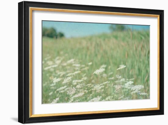 Flower Field Landscape-null-Framed Photographic Print