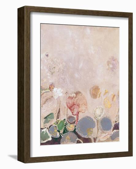 Flower Field-Odilon Redon-Framed Giclee Print