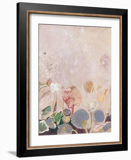 Flower Field-Odilon Redon-Framed Giclee Print