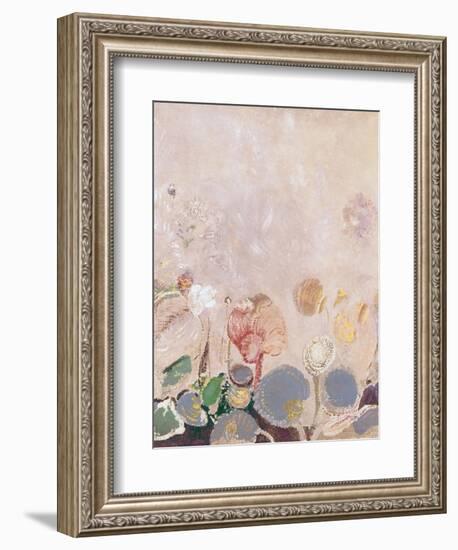 Flower Field-Odilon Redon-Framed Giclee Print