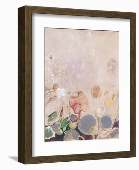 Flower Field-Odilon Redon-Framed Giclee Print