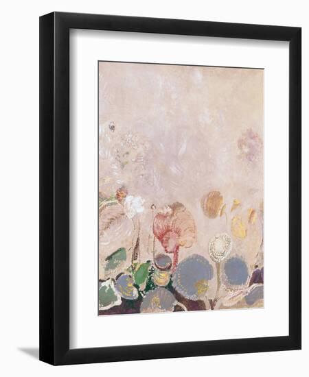 Flower Field-Odilon Redon-Framed Giclee Print