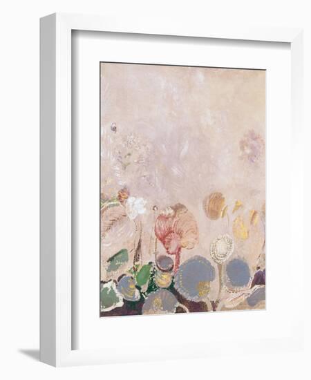 Flower Field-Odilon Redon-Framed Giclee Print