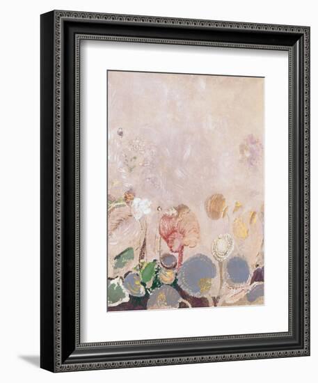 Flower Field-Odilon Redon-Framed Giclee Print