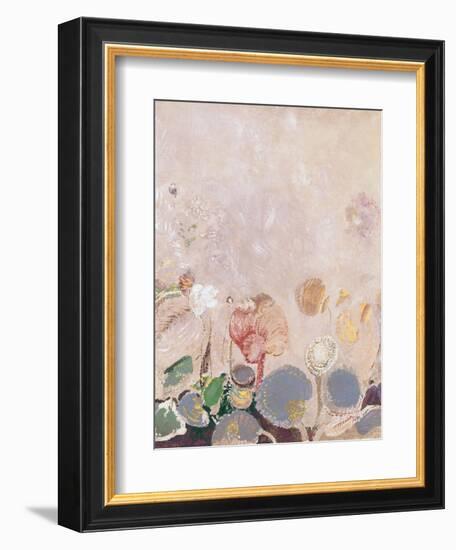 Flower Field-Odilon Redon-Framed Giclee Print