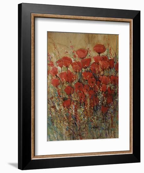 Flower Fields I-Tim O'toole-Framed Giclee Print