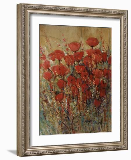 Flower Fields I-Tim O'toole-Framed Giclee Print