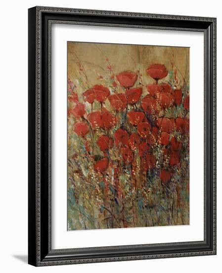 Flower Fields I-Tim O'toole-Framed Giclee Print