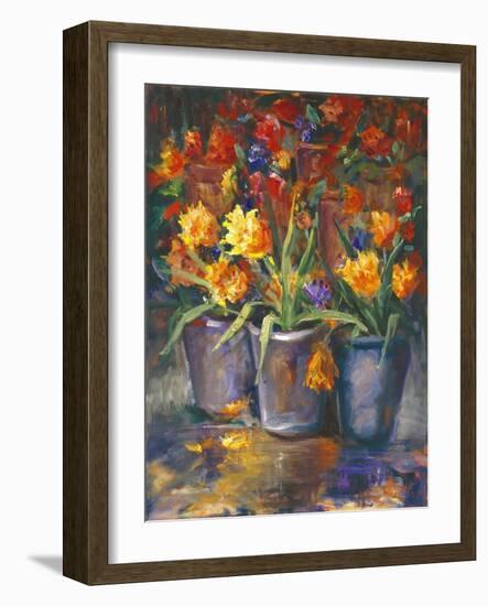 Flower Fiesta-Nanette Oleson-Framed Art Print