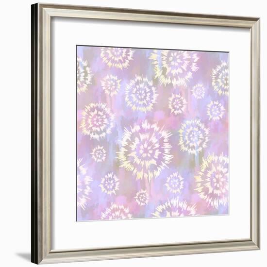 Flower Fling Violet-Cora Niele-Framed Giclee Print