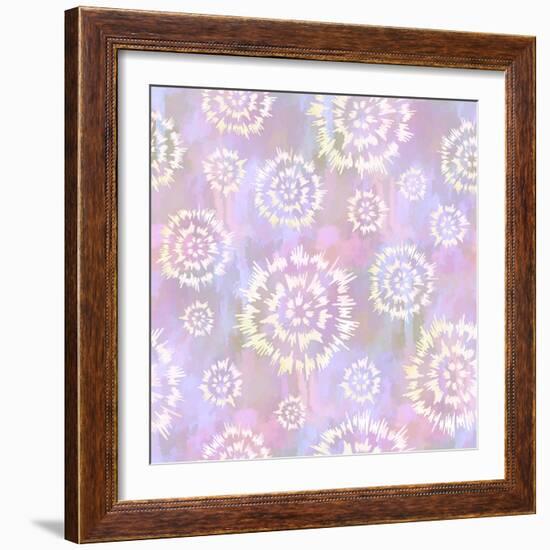 Flower Fling Violet-Cora Niele-Framed Giclee Print