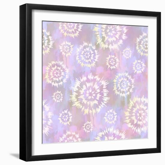 Flower Fling Violet-Cora Niele-Framed Giclee Print