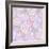 Flower Fling Violet-Cora Niele-Framed Giclee Print