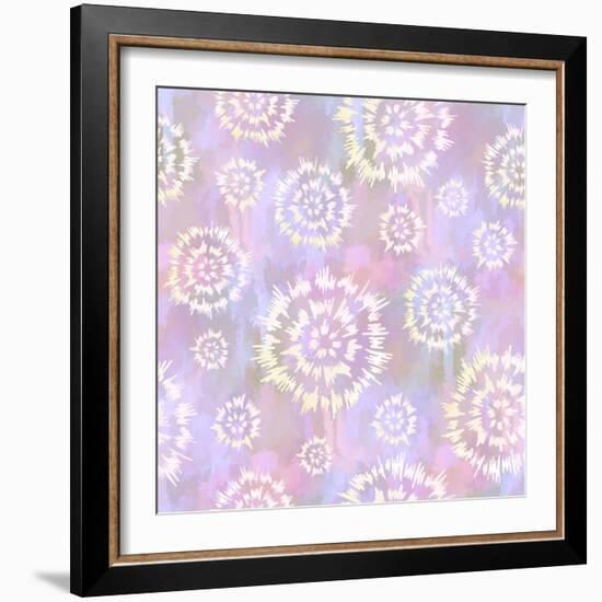 Flower Fling Violet-Cora Niele-Framed Giclee Print