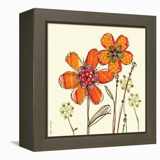 Flower Friends-Robbin Rawlings-Framed Stretched Canvas