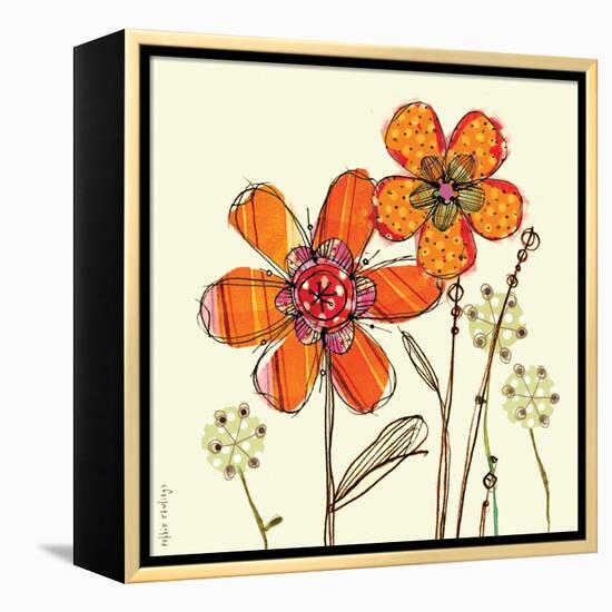 Flower Friends-Robbin Rawlings-Framed Stretched Canvas