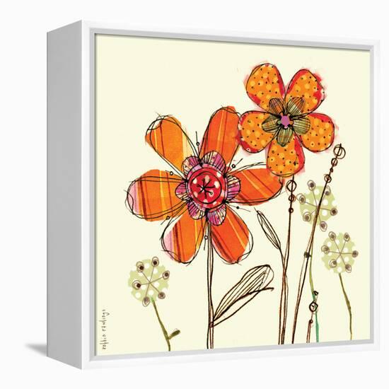 Flower Friends-Robbin Rawlings-Framed Stretched Canvas