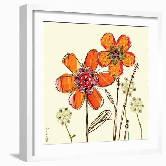 Flower Friends-Robbin Rawlings-Framed Art Print