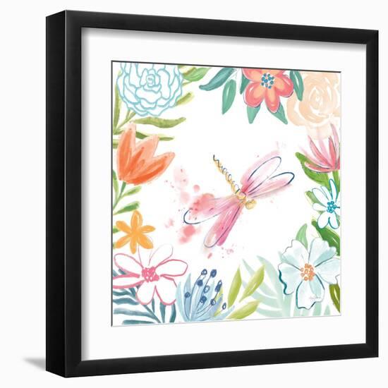 Flower Fun III-Mary Urban-Framed Art Print