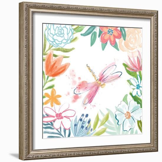 Flower Fun III-Mary Urban-Framed Art Print