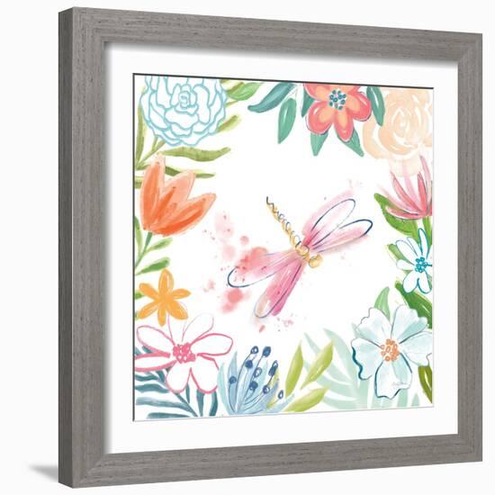 Flower Fun III-Mary Urban-Framed Art Print