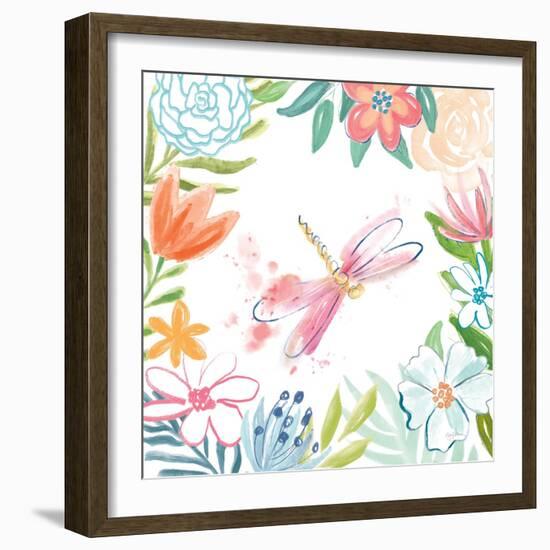 Flower Fun III-Mary Urban-Framed Art Print