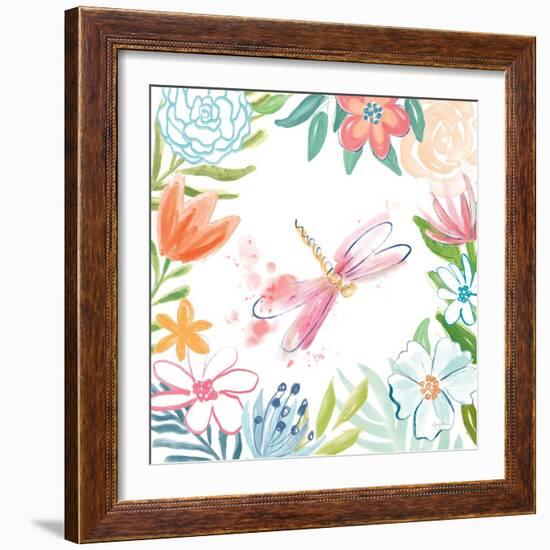 Flower Fun III-Mary Urban-Framed Art Print