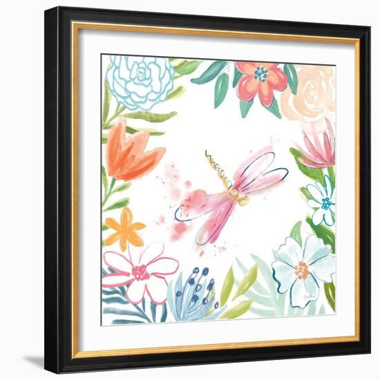 Flower Fun III-Mary Urban-Framed Art Print