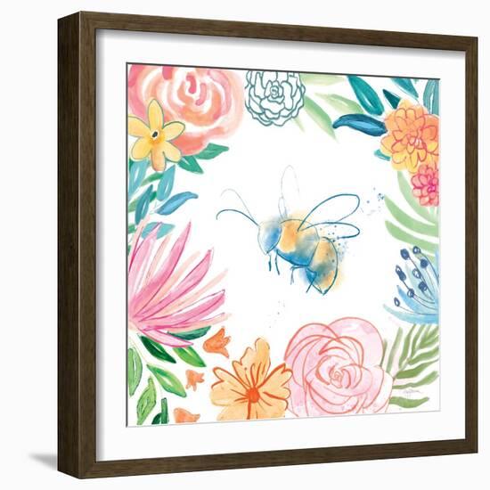 Flower Fun V-Mary Urban-Framed Art Print